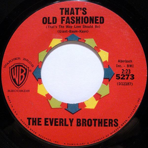 The Everly Brothers* - That's Old Fashioned / How Can I Meet Her? (7