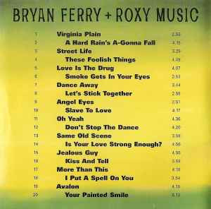 Bryan Ferry + Roxy Music - More Than This - The Best Of Bryan Ferry + Roxy Music (CD, Comp, RE, RM, RP)