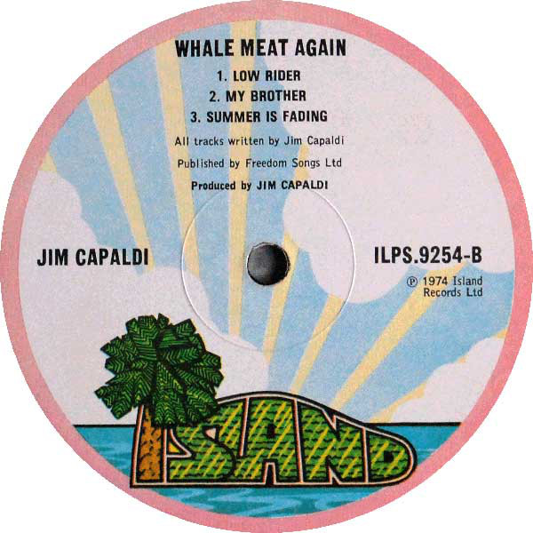 Jim Capaldi - Whale Meat Again (LP, Album)