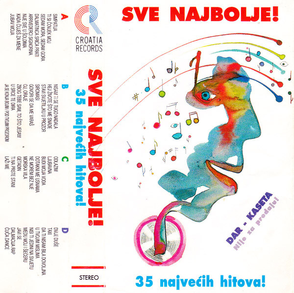 Various - Sve Najbolje! - 35 Najvećih Hitova (Cass, Comp, Promo)