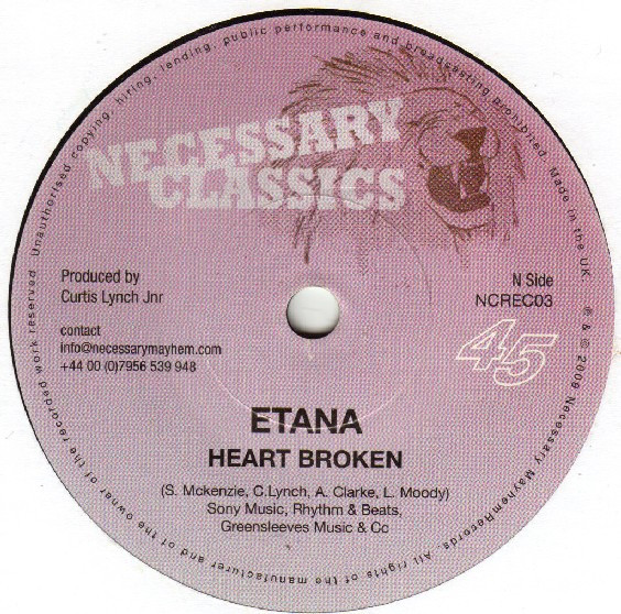 Etana / Gregory Isaacs Ft: Blackout Ja - Heart Broken / Innercity Lady (7
