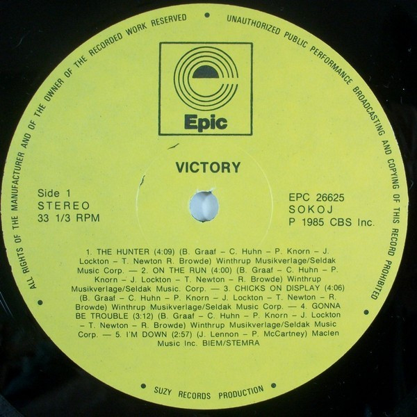 Victory (3) - Victory (LP, Album)