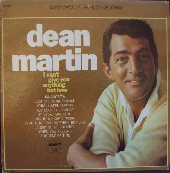 Dean Martin - I Can't Give You Anything But Love (LP, Comp, RE)